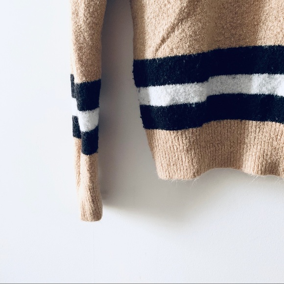 Soft Striped Crew Neck Sweater - Picture 3 of 4